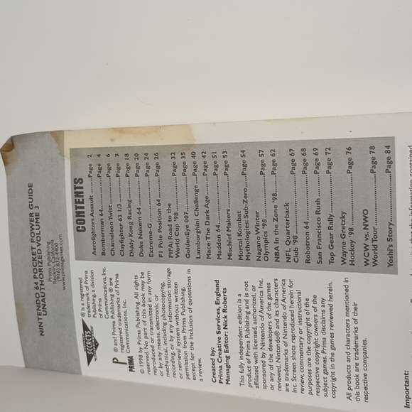 Rare Nintendo 64 Pocket Power Guide Volume 3 Prima's Unauthorized 086874514652 - Picture 2 of 5